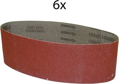 Produktbild von Schleifband 533x76 mm K100, 6 Stück