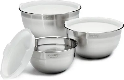 Produktbild von Famanu Rührschüsseln Set mit Deckel - 3-teilig