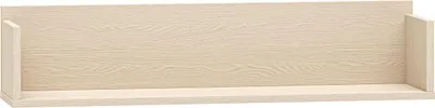 Image de FURNLUX Étagère murale Mevel Beige 90cm / Couleur principale : Beige / Dimensions : 90 x 20 x 20 cm