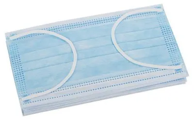 Produktbild von Mundschutz M.Ohrbügel latexfrei blau 50 St
