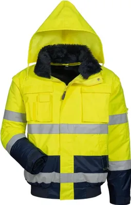 Produktbild von Elysee Warnschutz-Pilotenjacke Siegfried Gr. 2XL gelb/marine