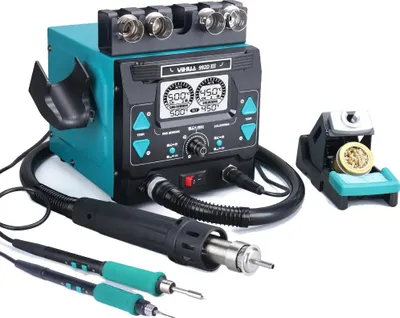 Obrázek produktu pro Pájecí stanice, duální funkce, nastavitelná regulace teploty, sada 2 (C210 C245), 220V-240V EU