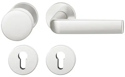 Productafbeelding van Rozetset 12 1267, aluminium, 0105, rond, PZ, DIN, links/rechts, plat, D/K