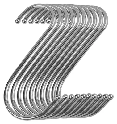 Produktbild von Haken S-Haken 10 Stück Metallhaken Universalhaken Schwermetallhaken Küchenhaken