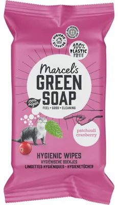 Imagen del producto de Toallitas higiénicas Marcels Green Soap, 60 unidades