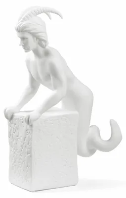 Immagine prodotto di Goebel Figur Christel Zodiacs Sternzeichen Steinbock männlich, Biskuit-Porzellan, 67900951