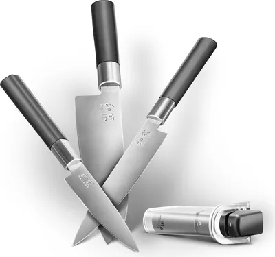 Produktbild von KAI Wasabi Black 4-teiliges Messerset 67-W23