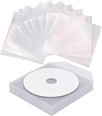 Zdjęcie produktu dla 100 sztuk przezroczystych etui do płyt CD/DVD/Blu-ray - z klapką