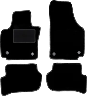 Produktbild von Schwarze Veloursmatten für: Seat Toledo III Minivan (2004-2012)