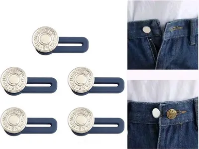 Produktbild von Hosenknopf verlängern - Verlängerungsknopf - Schwangerschaft - Jeansverlängerungsknopf - 3,5 cm - Anpassungsknopf - Hose weiter machen - Knopf - Hosenknopf - 5 Stück - CHPN