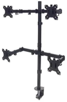 Image de Bras pour écran MANHATTAN pour 4 écrans 13"-32" jusqu'à 8kg par écran