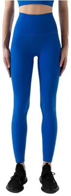 Produktbild von Damen Yogahosen mit hoher Taille, in leuchtend blau