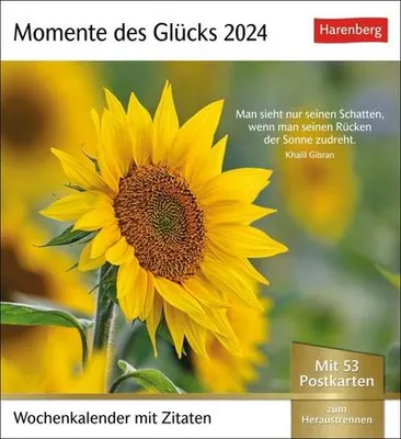 Produktbild von Momente des Glücks Postkartenkalender 2024