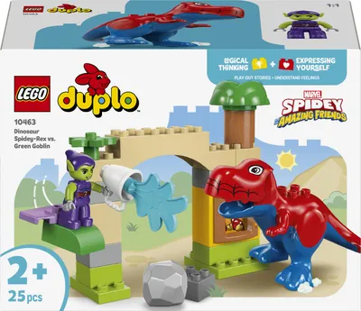 Immagine prodotto di LEGO DUPLO Marvel Spidey-Rex il Dinosauro contro il Goblin Verde 10463