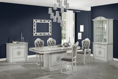Produktbild von Luxus Set Esszimmer Esstisch Stuhl XXL Tisch Tische Stühle Holz Design 5tlg.