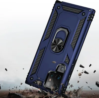 Produktbild von Armor Shield Handyhülle für Samsung Galaxy S24 Ultra Hülle Ultra Hybrid Case Handy Schutzhülle, Blau