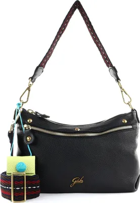 Produktbild von Gabs Leder Schultertasche Umhängetasche Clelia Shoulder Bag Black schwarz