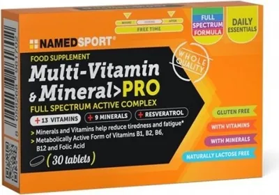 Immagine prodotto di Multi-Vitamin&Mineral Pro 30 Compresse