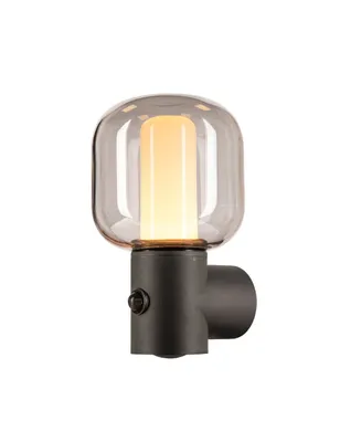 Produktbild von SLV 1004679 OVALISK WL Sensor, Outdoor LED Wandleuchte anthrazit CCT switch 3000/4000K IP65
