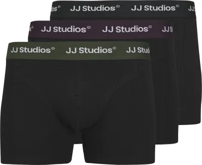 Produktbild von Jack & Jones 12280344_2161_1196709_140, Unterhosen, Kofferraum, Kind, Männlich, Schwarz, Baumwolle, Elasthan