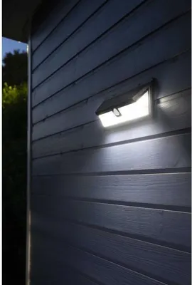 Immagine prodotto di G4565 Faretto solare a parete - Molto luminoso con rilevatore di movimento - 300 lumen