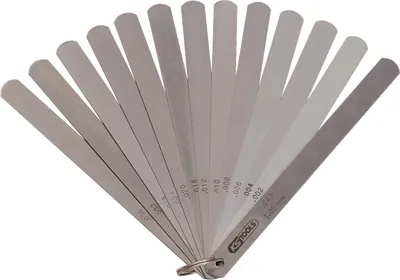 Produktbild von KS Tools Kolbenspiellehre, 13 Blatt, 0,05-1 mm, 150 mm lang