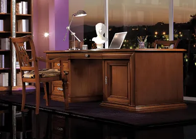 Image de Bureau, bureau informatique, bureau pour ordinateur portable, design de bureau, tables, table en bois