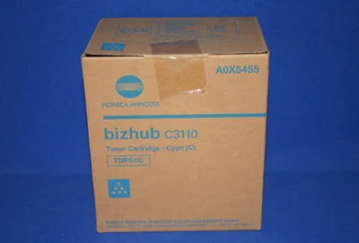 Image de Konica Minolta TNP51C Toner Cyan A0X5455 -B