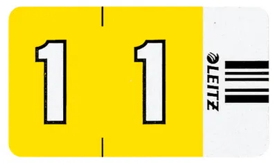 Produktbild von Leitz Orgacolor, Gelb, Abgerundetes Rechteck, 30 x 23 mm, 73 mm, 73 mm, 30 mm