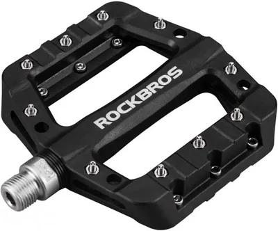 Produktbild von ROCKBROS Fahrradpedale SET, Nylon Composite Flatpedale, schwarz