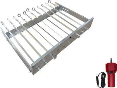 Produktbild von walexo Spießdreher (universell), incl. 11 Edelstahlspieße mit 5V USB-Motor