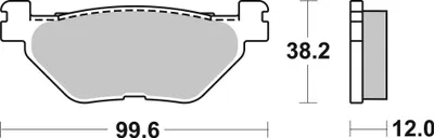 Produktbild von Scooterbelag SBS 169HM (Satz pro Scheibe) Street Ceramic