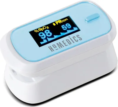 Produktbild von HoMedics Finger Pulsoxymeter OLED Display Blut Sauerstoff SpO2 Messgerät Pulsmessgerät Oximeter