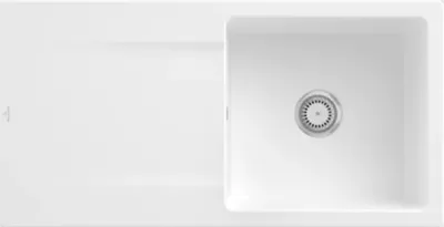 Produktbild von Villeroy & Boch Keramikspüle 333601RW, Siluet 60 Einbauspüle - inkl.