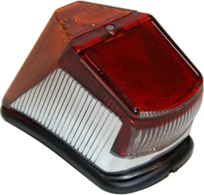 Image de Feu arrière DMP compatible avec Zündapp 517 rouge/chrome