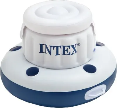 Image de Intex 56822 Poolbar, Megakühler Ø 89 cm, refroidisseur de boissons, 5 porte-boissons, capacité 24 canettes de boissons