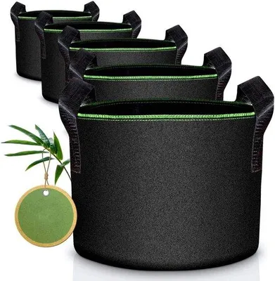Produktbild von Gartenbeutel - Vliesstof - Handgegriffener Gemüsebeutel - Für Kartoffeln, Tomaten und Erdbeeren