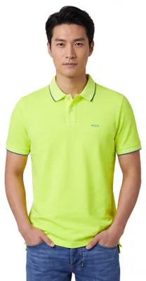 Produktbild von Poloshirt New Zealand Geel Piqué Baumwolle