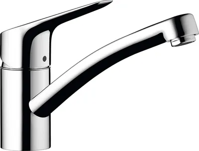 Obrázok produktu pre Hansgrohe – kuchynská batéria, chrómová, moderný dizajn