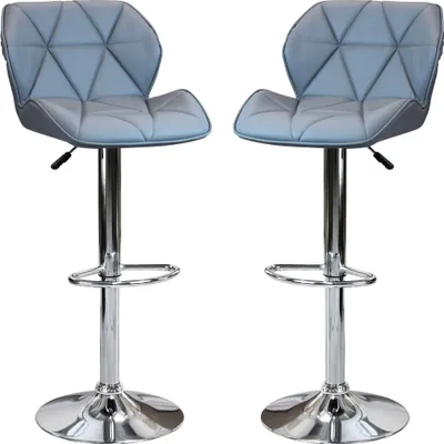 Immagine prodotto di Milani Home - sgabello moderno da bar e sala da pranzo di design moderno industrial - Grigio