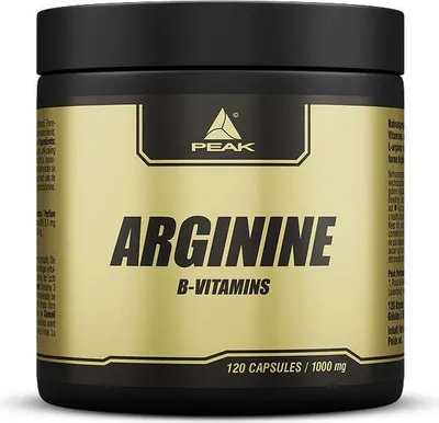 Produktbild von Arginin - 120 Kapseln I Pre Workout I Durchblutungsförderung I 700 mg pro Kapsel