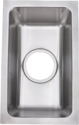Produktbild von Barspüle 13,39 x 8,27 x 5,31 Zoll, Einzelbecken, Edelstahl, Küche mit Korbsieb für Autos, Schiffe, Wohnmobile, Yachten