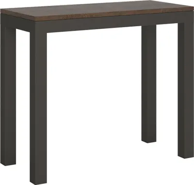 Zdjęcie produktu dla Rozkładany stół konsolowy 90x40/196 cm Everyday Small Evolution Orzech Antracyt rama