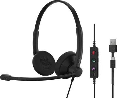 Produktbild von Epos Impact 100 Series - Headset - USB-A, USB-C schwarz