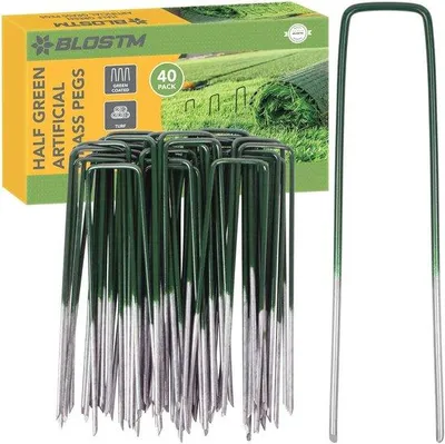 Produktbild von Famanu Gartenhaken 40 Stück - Verzinkter Stahl für den Außenbereich
