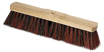 Zdjęcie produktu dla Miotła halowa Arenga/Elaston z drewna siodłowego z otworem na trzonek 40 cm