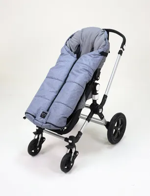 Produktbild von Kaiser, 65746320 Thermo Fleece Kinderwagen Fußsack Jooshi, denim blue melange