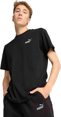Produktbild von Puma Ess 2 Color Small Nº1 Logo Kurzarm-t-shirt Schwarz S Mann Schwarz S