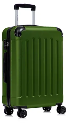 Produktbild von Hartschalen-Reisekoffer mit TSA-Schloss und YKK-Reißverschluss (Olive, L)