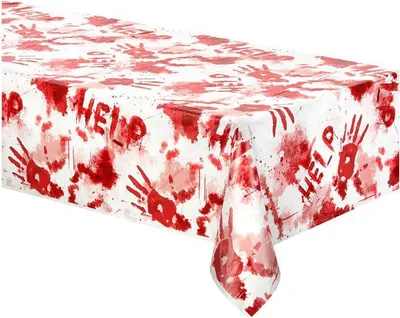 Produktbild von Bloody Party Tischdecke 2,6 x 1,4m